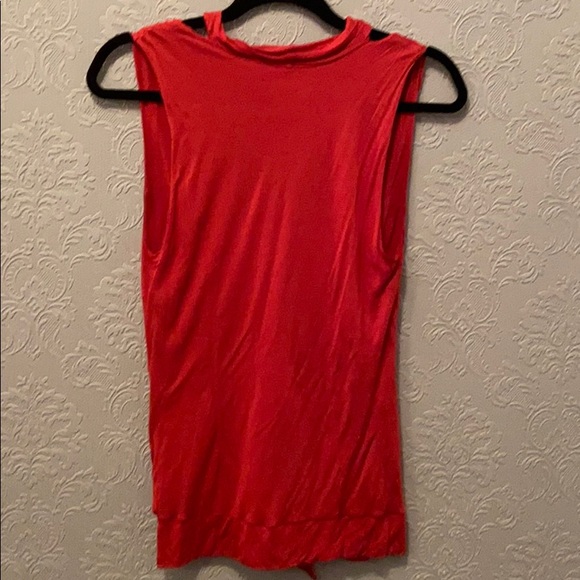 2/$20 Robert Rodriguez brick red modal tie neck top - Picture 3 of 5